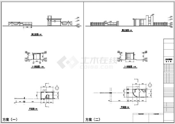 厂房设计_西安市某电子厂单层钢结构厂房建筑设计CAD图纸-图一