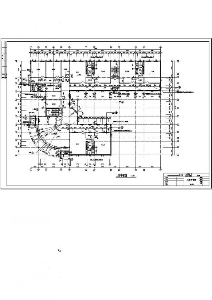 某县某幼儿园建筑设计CAD参考图_图1