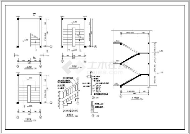 某小区双层幼儿园建施cad-图一