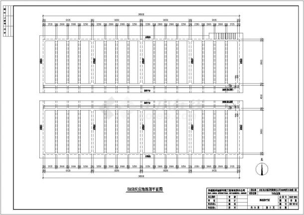 某大型火腿厂生产废水处理工艺设计详细方案CAD图纸-图二