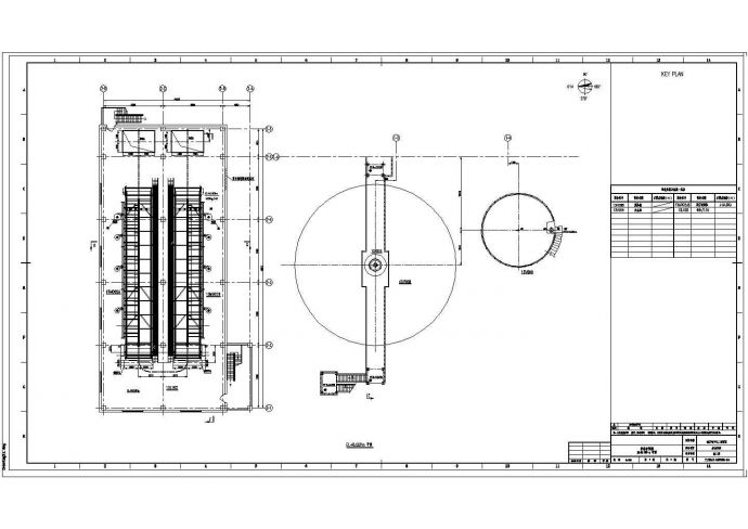 某化工厂渣水处理工艺设计详细方案CAD图纸_图1