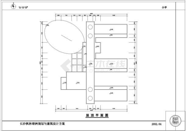 一省会大型公办小学建筑参考详图-图一