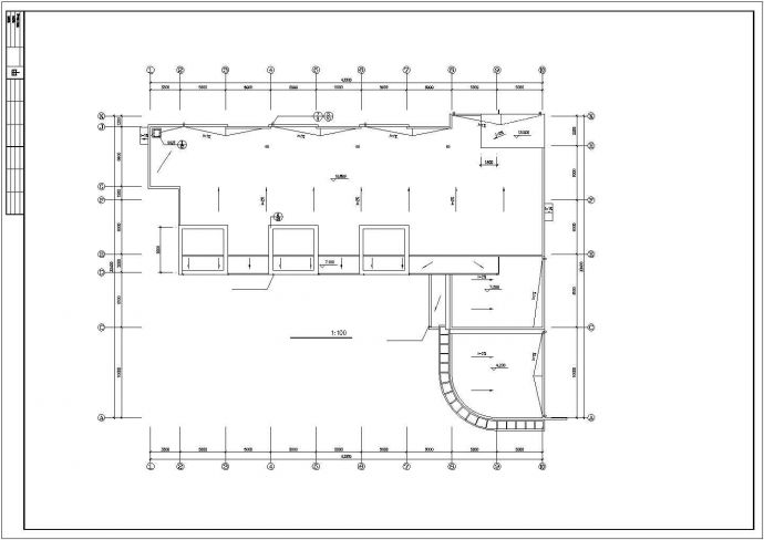 某三层幼儿园建筑施工图（共13张）_图1