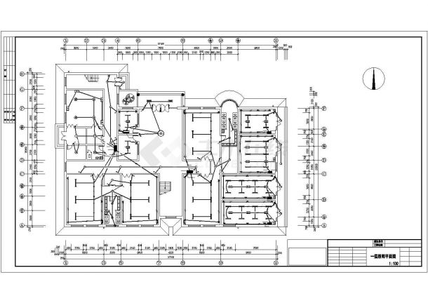 某三层砖混结构幼儿园电气设计图（含15张图纸）-图二