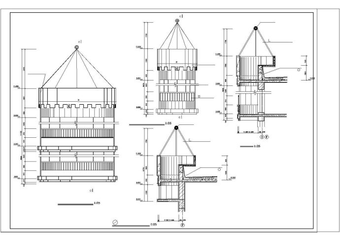 幼儿园建筑CAD图_图1