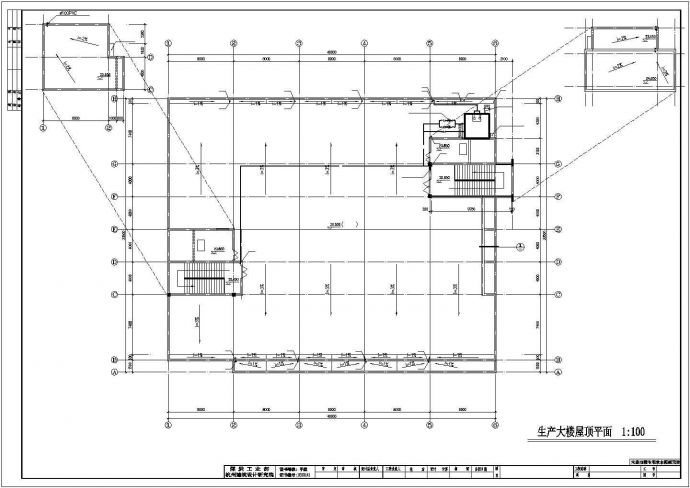 南昌市某工厂4层生产大楼给排水系统设计CAD图纸_图1