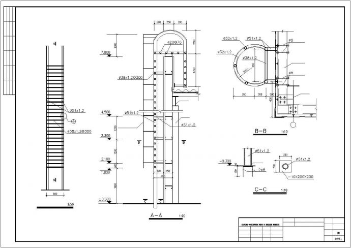 厂房设计_上海某五金厂5700平米2层车间厂房建筑设计CAD图纸_图1