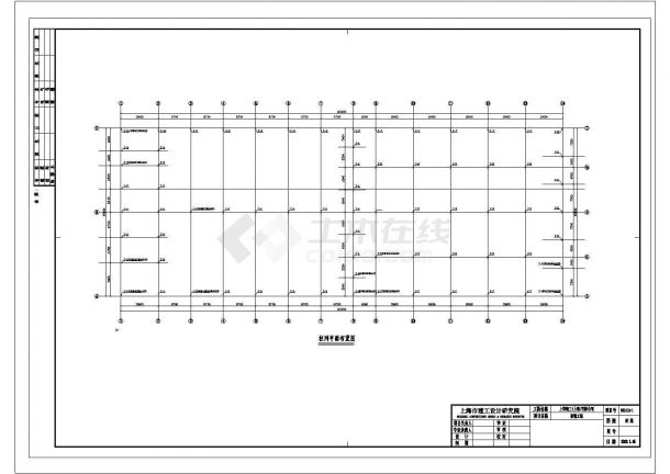厂房设计_承德市某五金机械厂钢结构厂房建筑设计CAD图纸-图一