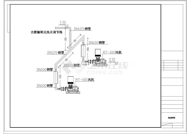 某钢厂钢铁废水处理设计cad图-图二