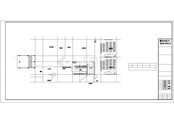 宿迁市某小学4300平米五层框架结构教学综合楼全套建筑CAD设计图纸-图一