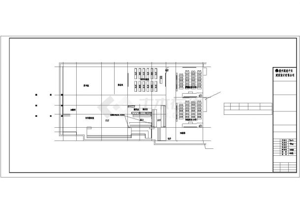 宿迁市某小学4300平米五层框架结构教学综合楼全套建筑CAD设计图纸-图二