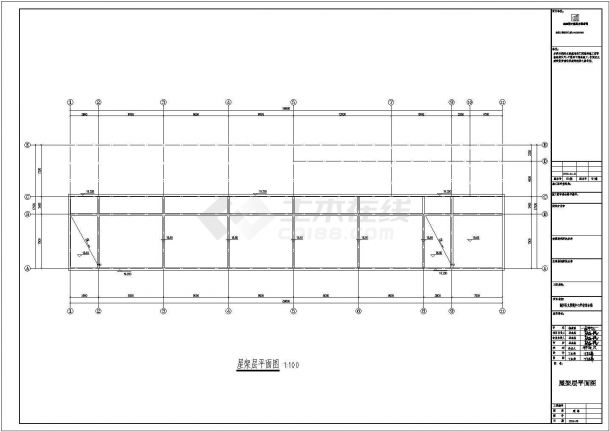 乌鲁木齐某小学2900平米左右4层框架结构教学楼建筑CAD设计图纸-图二