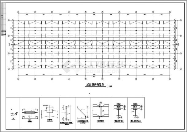 【最新】某精品工厂钢结构项目设计方案CAD图纸-图二