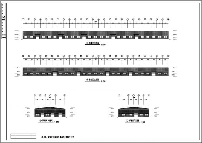 【最新】某阿联酋厂房建筑结构设计方案CAD图纸_图1