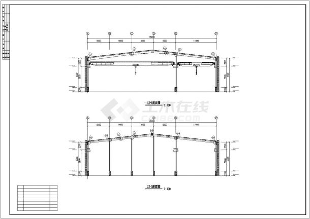 【最新】某阿联酋厂房建筑结构设计方案CAD图纸-图二