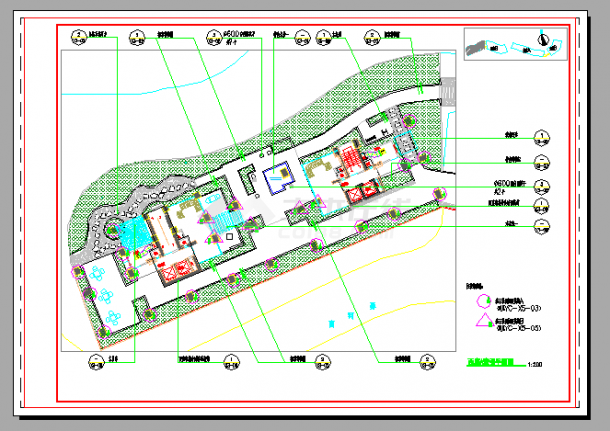 某空中花园景观工程规划设计cad全套施工图（标注详细）-图一