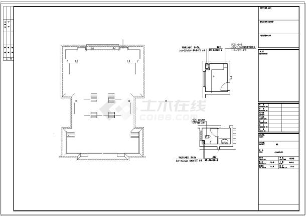 某三层独栋别墅建筑设计施工图及效果图-图一