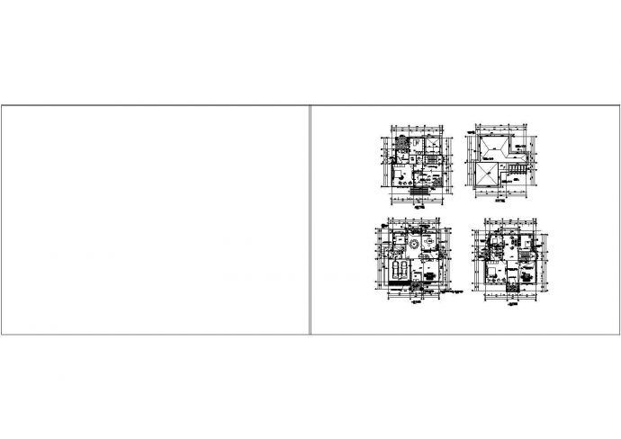 三层新农村独栋别墅建筑cad设计施工图_图1