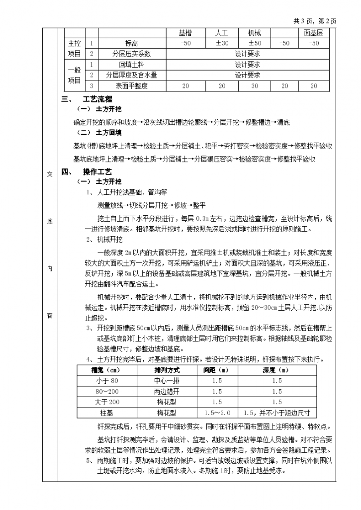 某地区土方开挖和回填工程技术交底-图二