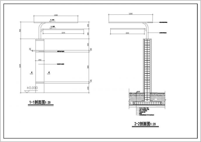 某别墅庭院完整设计施工详细方案CAD图纸_图1