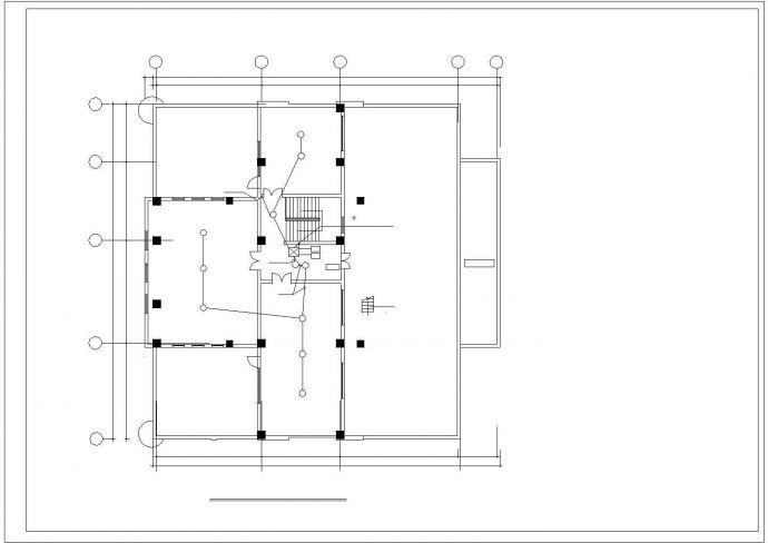 合肥市某大型3层变电站火灾报警系统设计CAD图纸_图1