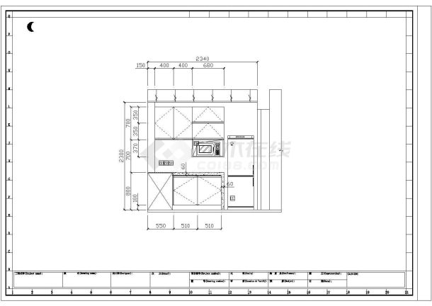 2室1厅私人住宅室内装修设计CAD图纸（含效果图）-图一