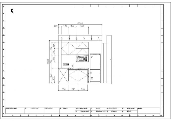 2室1厅私人住宅室内装修设计CAD图纸（含效果图）_图1
