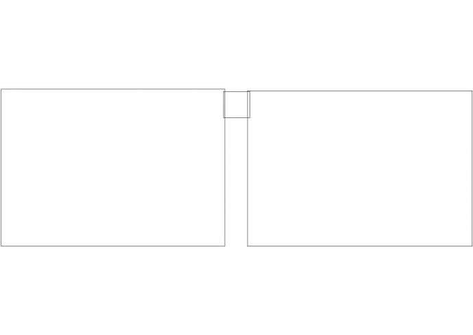 某公司三层办公楼平面布局设计方案_图1