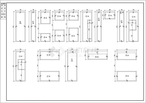 某木别墅建筑结构规划参考平面图-图二