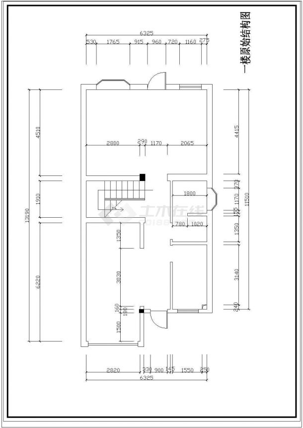 某三层别墅室内装修设计全套设计CAD套图-图二