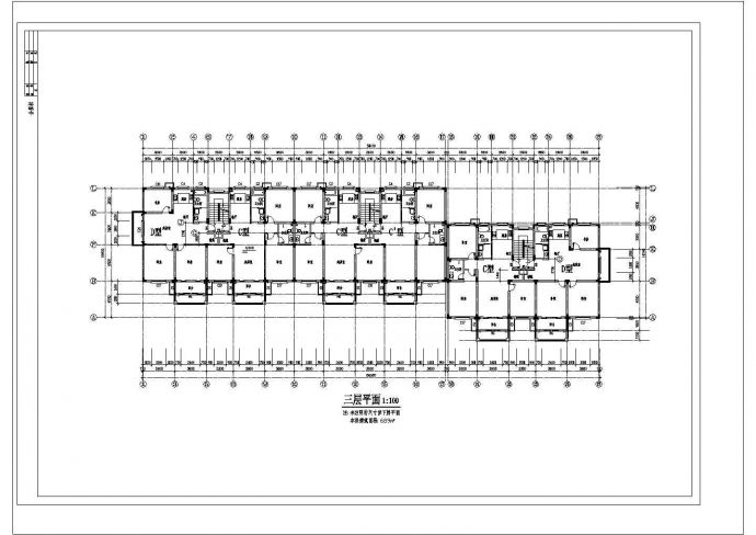 某住宅楼异形柱框架钢结构建筑设计全套CAD施工图纸_图1