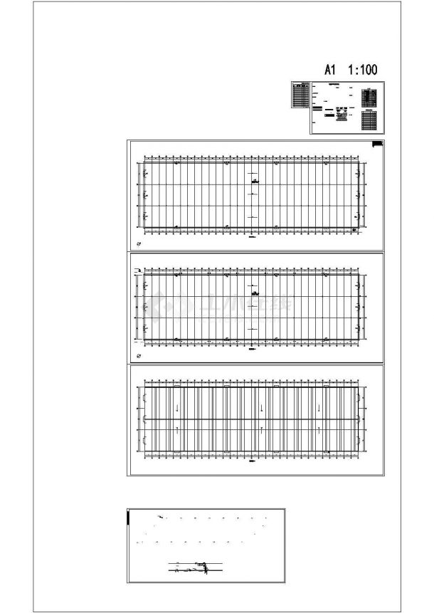 家具生产车间给排水消防施工图纸-图一