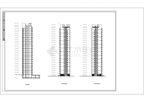 高层住宅楼建筑施工组织设计图-图一