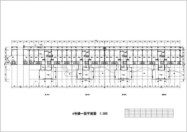 1万平米左右9层框架商住楼平立面设计CAD图纸（9层为复式/底层商铺）-图一