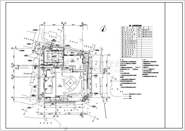 某高层剪力墙结构综合楼设计cad全套建筑施工图（ 含设计说明）-图二