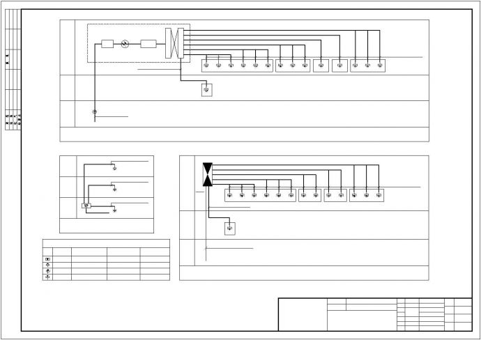 成都某高校内部消防站电气系统设计CAD图纸_图1