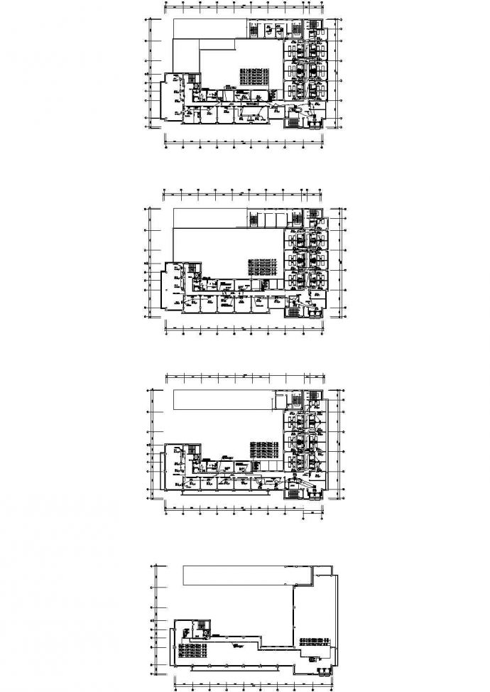 某办公楼空调系统电力平面图设计_图1