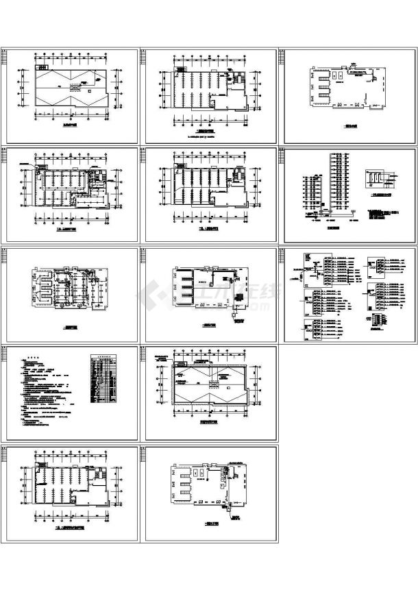 某3层建筑浴室电气设计施工图-图一