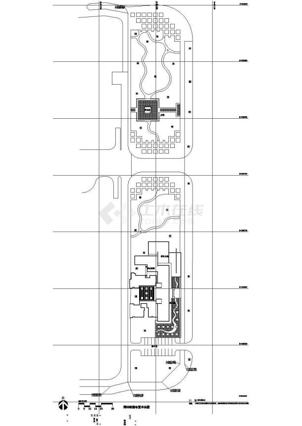 某古建园林喷灌系统详图-图二