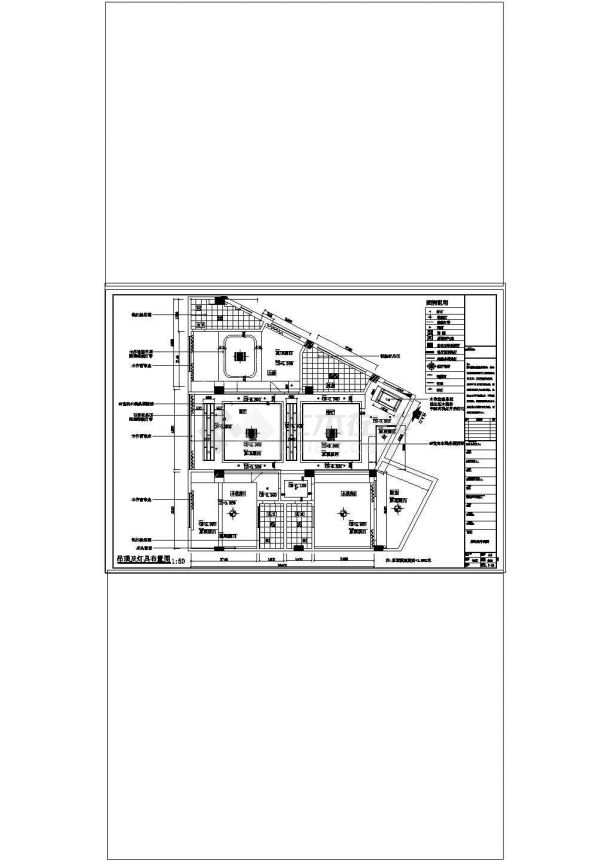 中式三室二厅住宅装饰全套施工图-图二