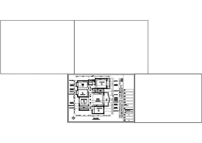 中式（四房）住宅装饰设计施工图_图1