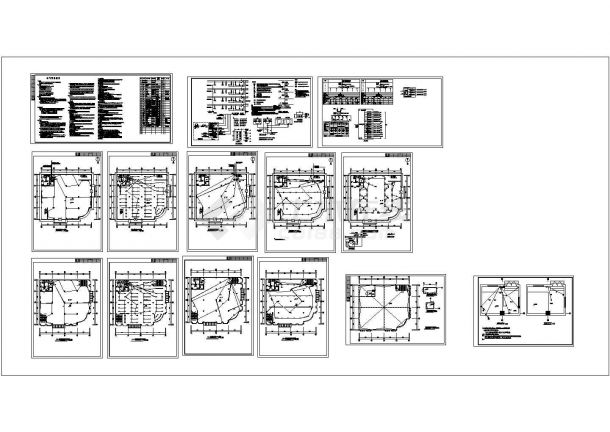 某四层展厅电气设计cad施工图-图一
