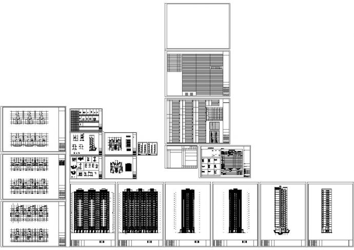 某市十八层住宅楼建筑施工图_图1