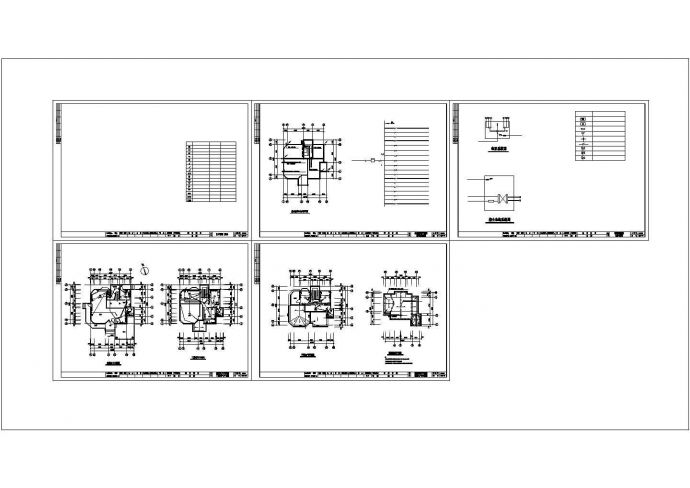某住宅区三层别墅建筑电气设计CAD方案图_图1