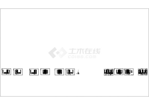 某广场商业住宅楼（2号楼）建筑施工图-图一