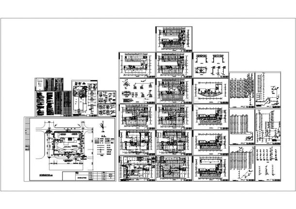 某十六层酒店给排水CAD设计施工图-图一