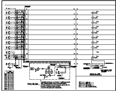 某九层公寓电气施工cad图(含计算书，，照明，弱电设计)-图一