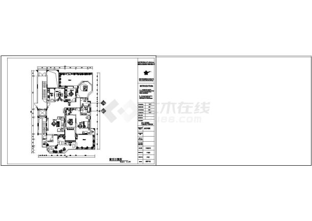 东南亚风格装修cad施工图及效果图-图二