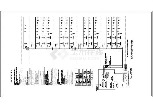某大型电子厂房配电设计cad全套电气施工图纸（ 含设计说明，含弱电设计）-图一