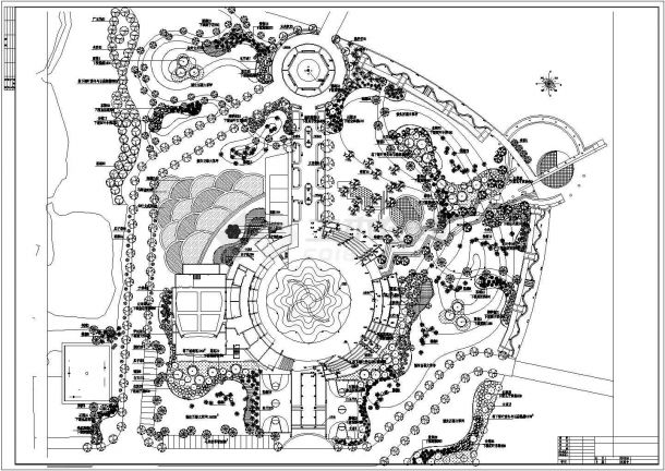 某小区中心花园景观设计规划-图一